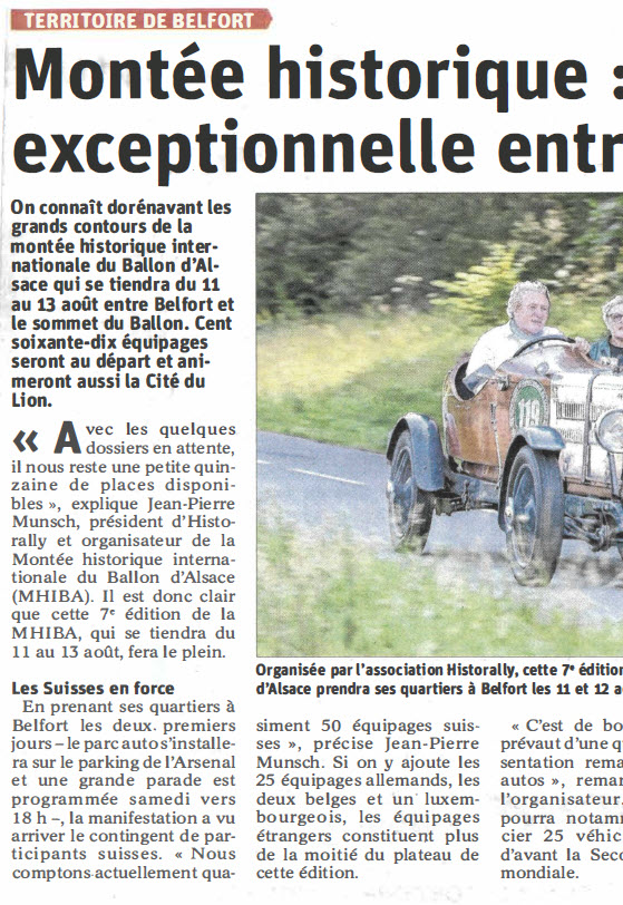 Montée historique